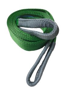 Cheap Adjustable Polyester Webbing Sling Single Layer Polyester Lifting Belt for sale