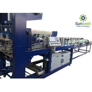 Industrial Automatic Plastic Wrapping Machine For Food Beverage Water