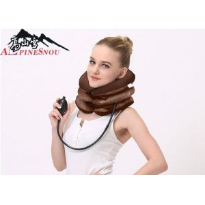 Cheap Comfortable Orthopedic Rehabilitation Products Inflatable Three Layer Flannel Cloth Portable Cervical Tractor for sale