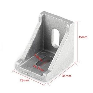 Cheap 3d Printer Aluminum Extrusion Profiles / Aluminum Angle Bracket for sale