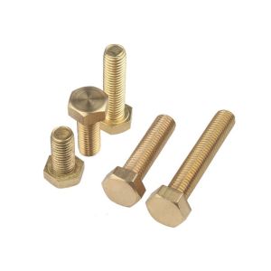 Grade 4.8 DIN standard brass connector bolt nut electrical with and standard
