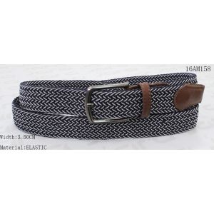 Cheap Classic Mixed Colors Stretch Belts For Mens Matt Gun Metal Pin Buckle for sale