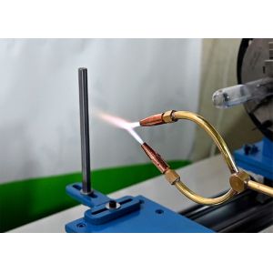 5-45 Chuck Hole Glass Lathe Machine 1KW For Quartz Glass Tube