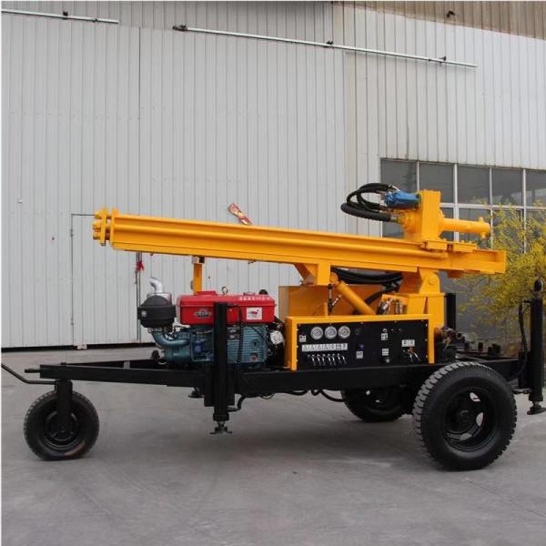 100m 120m 150m used trailer mounted water well drilling rigs portable waterwell drilling rig equipment