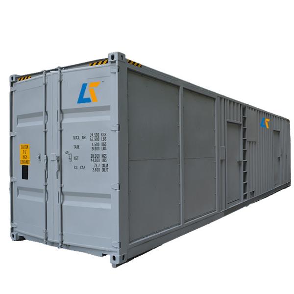 Outdoor Container Diesel Generator Set Three Phase with Digital / Electric