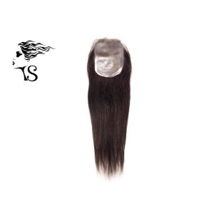 Straight Lace Frontal Closure Topper , Real Human Hair Pieces No Bad Smell