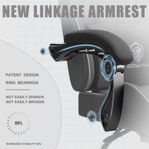 350LBS Weight Capacity Big and Tall Gaming Chair Product Dimensions 22"D x 32"W