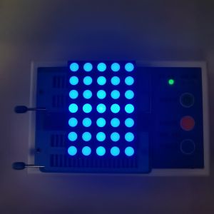 Cheap Bright Blue 14 Pins 635nm 100mcd 5x7 Dot Matrix LED Display for sale