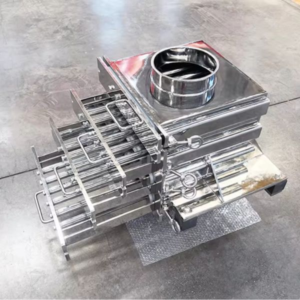 custom Strong Magneticlron Removal Box Semiautomatic Drawer Iron Remover for Large Powder Particles Mechanical Magnetic Grid Pipe Filter Magnetic