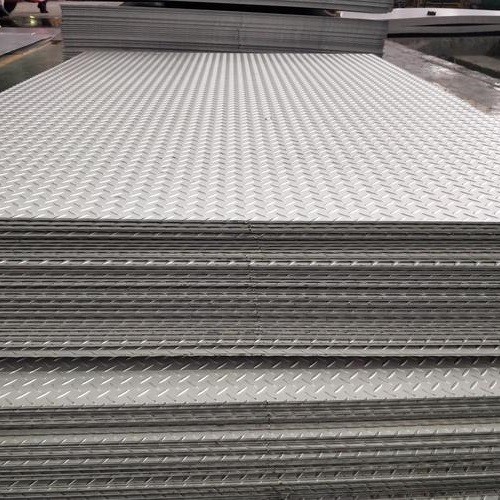 Stainless Steel Checker Plate ASTM EN DIN AISI304 AISI316L AISI321 SS Patterns Plate