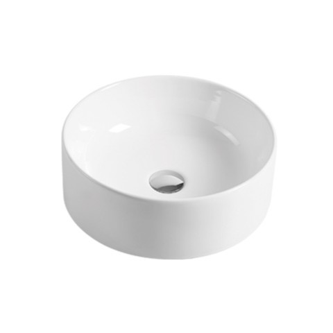 Quality ALLWELL Hotel Sanitaryware Ceramic Counterto Wash Basin Lavatory Above Counter Bathroom Art Sink Basins wholesale