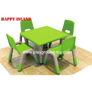 Imported Plastic Kindergarten Classroom Furniture Square Learning Table
