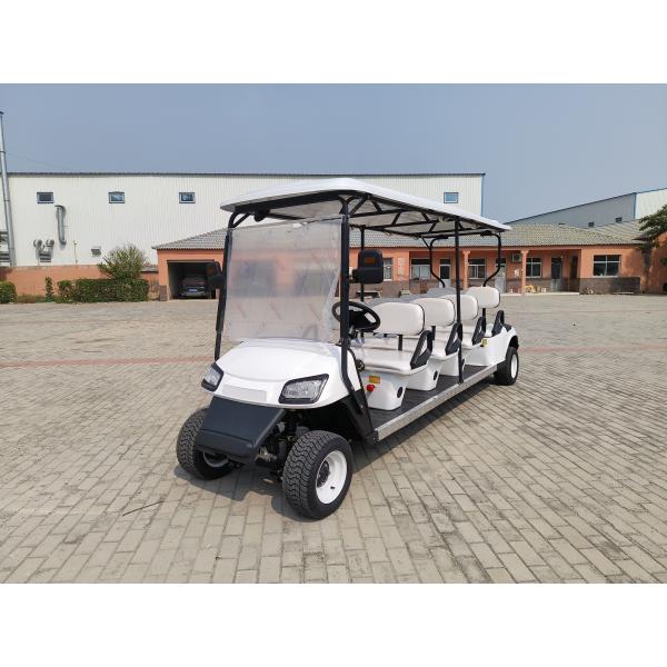 Quality White High End 8 Seater Lithium Battery Off-Road Electric Golf Cart Supports Customization wholesale