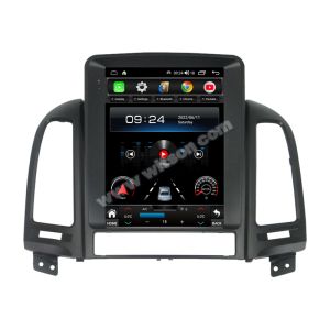 9.7'' Tesla Vertical Screen For Hyundai Santa Fe 2 2006-2012 Android Car