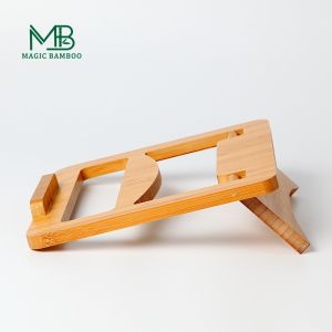 Foldable Adjustable Bamboo Laptop Stand Tablet Holders Oem