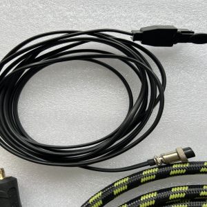 TIG Torch Set Air Cooled Welding Gun with 4m Cable 9mm Hole Diameter Black Green