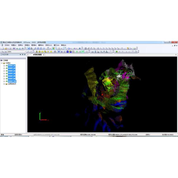 1.2km HS1200 High Precision 3D Terrestrial Laser Scanners 500kHz PRR