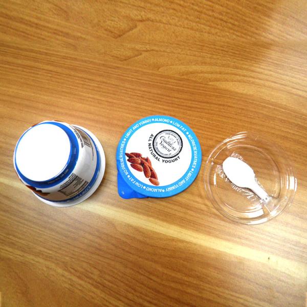 95mm top size198g yogurt Plastic packaging cup customised logo