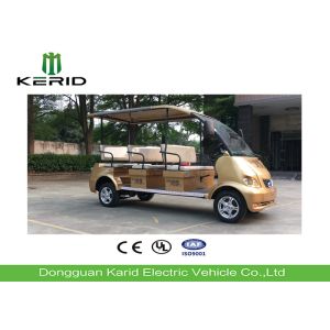 China Curtis Controller Electric Shuttle Bus , 4kW DC Motor 8 Seater Electric Car on sale