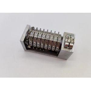 8 Digit High Quality All Steel Letterpress Numbering Machine 4X8 Roman Backward