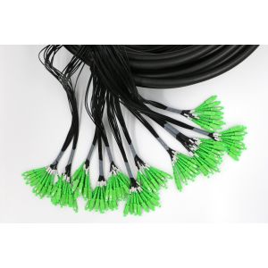 LSZH/PE Jacket Fiber Optic Breakout Cable 144 Core Durable With SC/APC Connector