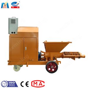 15 Mm Aggregate Spraying Machine Screw Plastering For Construction
