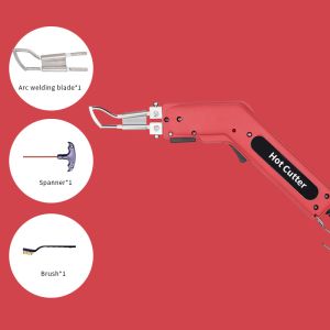 Textile 100W Hot Knife Fabric Cutter With Electronic Micro Switch