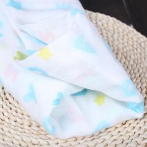 Nature Soft Printed Muslin Fabric Baby Blanket Home Travel Bath Usage