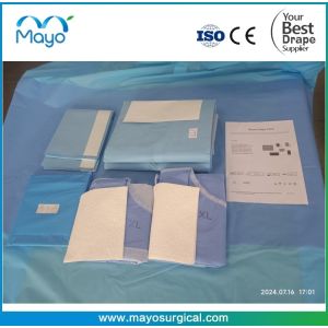 Hospital use Disposable Sterile Surgical Neuro Drape Pack