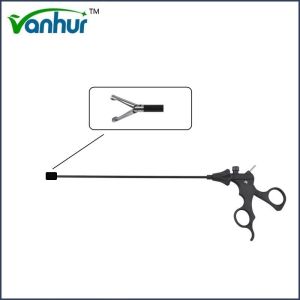 5mm Laparoscope with Distal Horizontal Teeth and Hollow Forceps Durable Steel Material