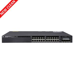 24 Port Cisco Network Switch Gigabit Ethernet WS-C3650-24TS-E NIB Condition