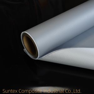 Weather Resistant Thermal Pipe Insulation Jacket Fibreglass Cloth Roll Silicone