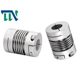 Encoder Bellow Shaft Coupling Flex Stepped Clamping Grc Steel 10mm To 6mm 8mm