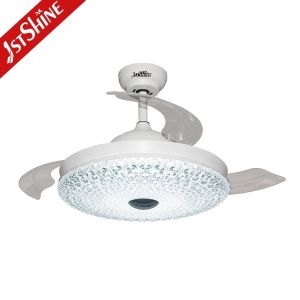 Energy-Saving 42" Blade Size ODM Down Rod LED Ceiling Fan with 6 Speed Remote