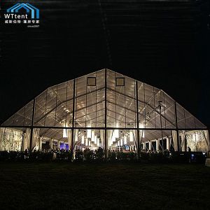 Transparent Modern Polygon Tent Flame Restardant Cover Long Service Life