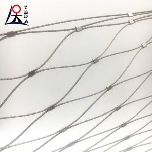 Cheap 302 Stainless Steel Wire Rope Mesh Net Flexible Stainless Steel Zoo Mesh for sale