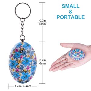 Personal Keychain Alarm 120DB Safe Sound Personal Security Alarm Keychain,