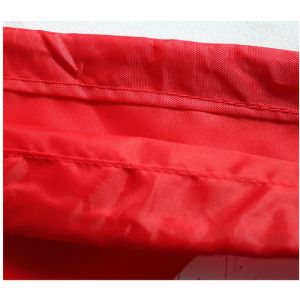 Full Side Printed Polyester Drawstring Backpack , Outdoor Gym Sports Backpack