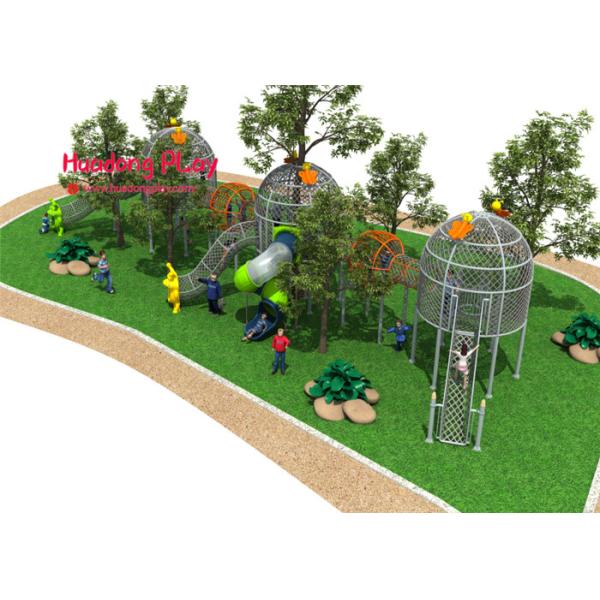 Quality Bird'S Nest Type Rope Climbing Playground Equipment Include Six Strands Steel Wire Plastic wholesale