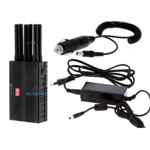 Light Weight Handheld Cell Phone Jammer 3 W With 7.4V / 4700mAh Battery