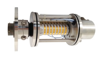 Slip ring built-in type coiler