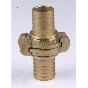Cheap Firemans Hose Nozzle Nakajima 1.5&quot; / 2&quot; / 2.5&quot; Brass Fire Hose Coupling Connector for sale