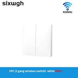 SIXWGH Wireless Wall Switch RF433MHZ RF Wireless Switch