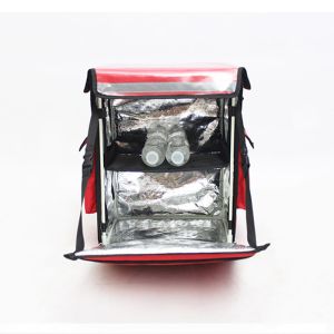 420D PVC Collapsible Insulated Thermal Meal Prep Backpacks Rider Delivery