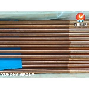 ASTM B111 C12200 Low Fin Tube For Heat Exchanger Condenser Tube Bundle
