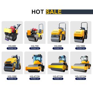 High Quality 1 to 10 Ton Vibratory Roller Compactor Single and Double Drum