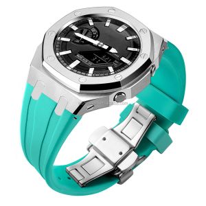 Stainless Steel Watch Case And Bracelet For Casio Ga2100 Five Generation