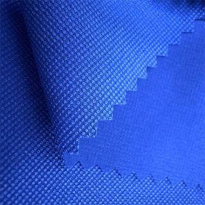 92% Polyester 8% Spandex Fabric Material Jacquard Pearl Dot Four Sided Elastic