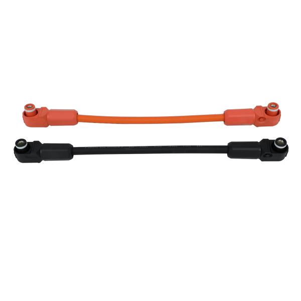 Copper Round Cross Section TPE Jacket Solar Cable Assembly With Black / Red MC4 Connector