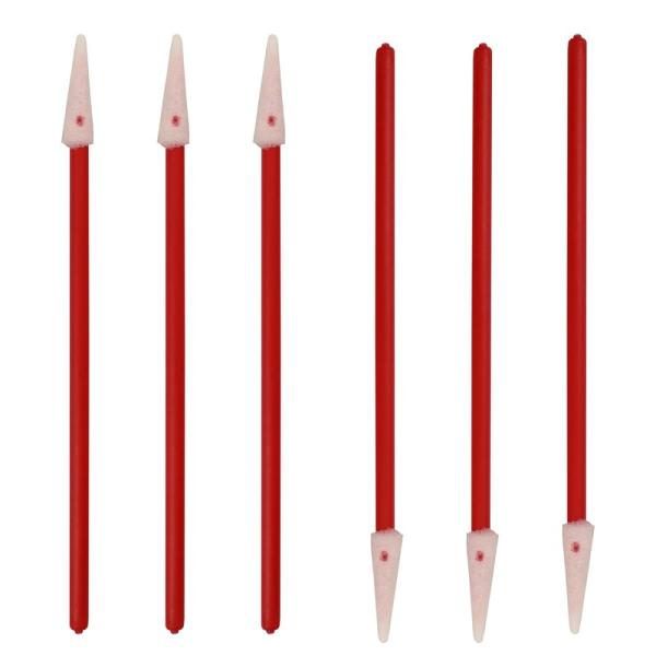 Quality 3" Cleanroom  Lint Free Pointed Foam Swab With Red Handle wholesale